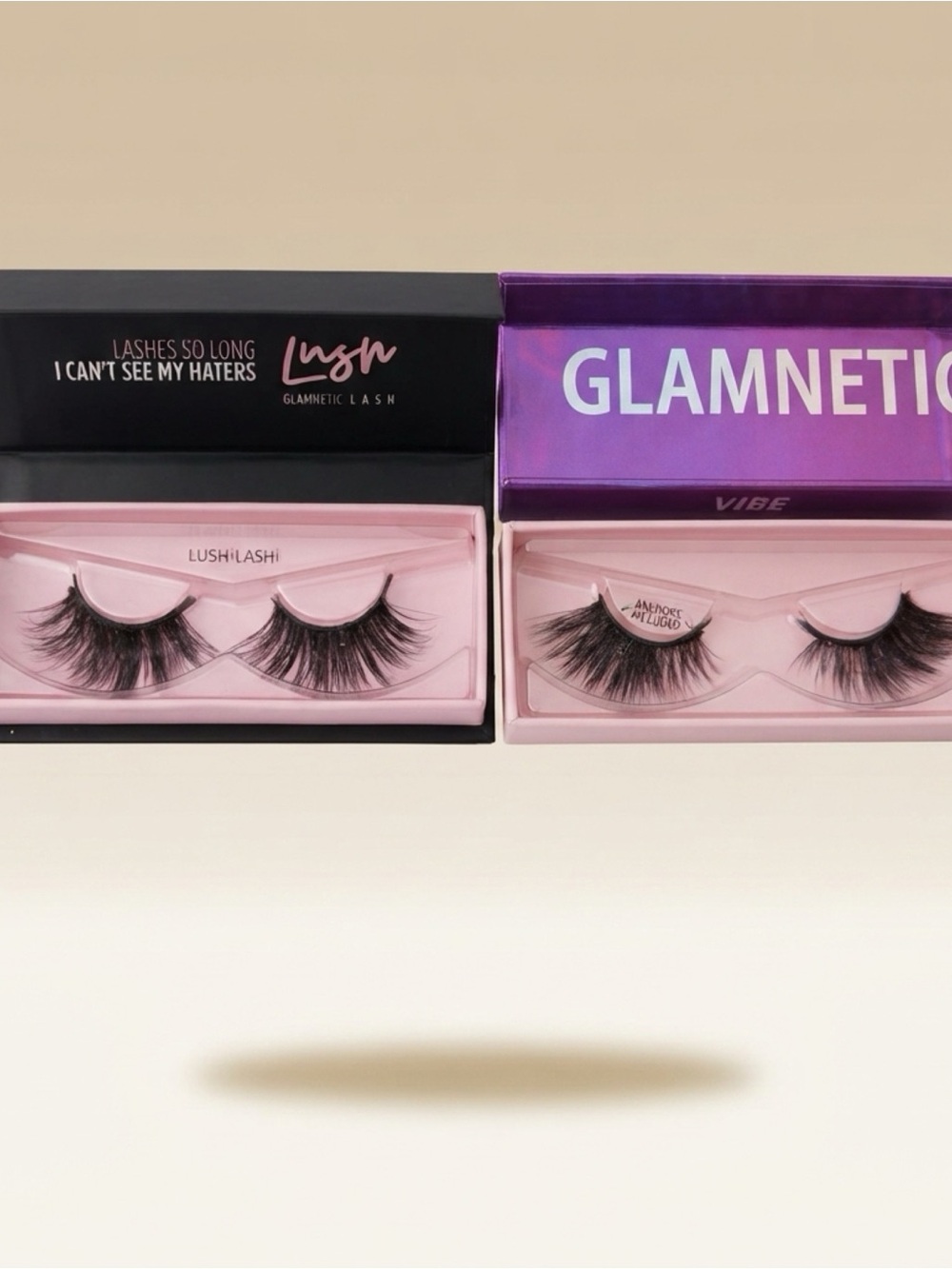 New Glamnetic Vibe & Lush Lashes - Black Magnetic False Eyelash Bundle